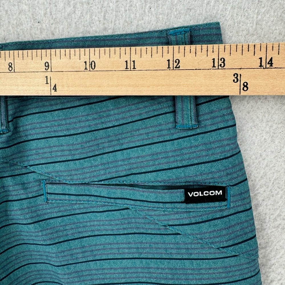 NWT Volcom Board Shorts Boys 26 (12) Blue Hybrid Swim Trunks Beach Vacation - Picture 6 of 8